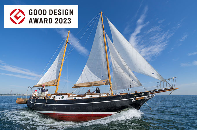 2023年度グッドデザイン賞受賞「帆船［クレオパトラ号］」