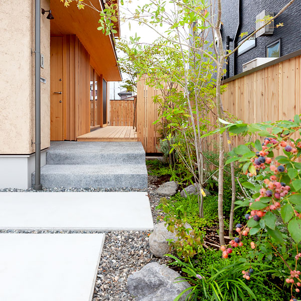 平屋住宅の外構