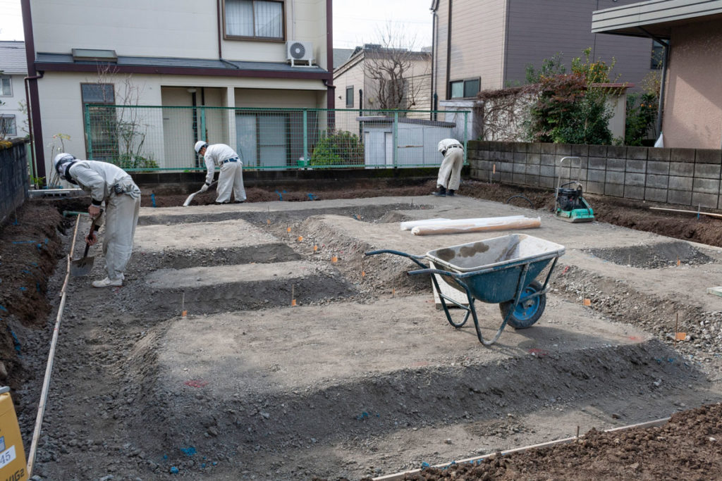 基礎の基礎、防湿シート