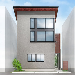 川崎市にて「大きな窓から空を眺める吹抜けリビングのある家」新築住宅完成見学会を開催