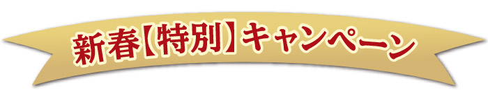 新春「特別」キャンペーン