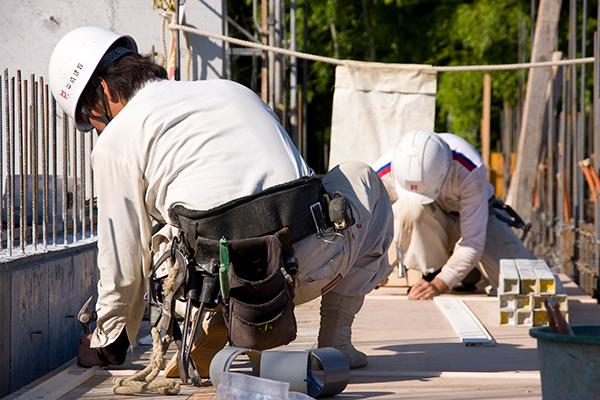 自社の職人による安心の施工