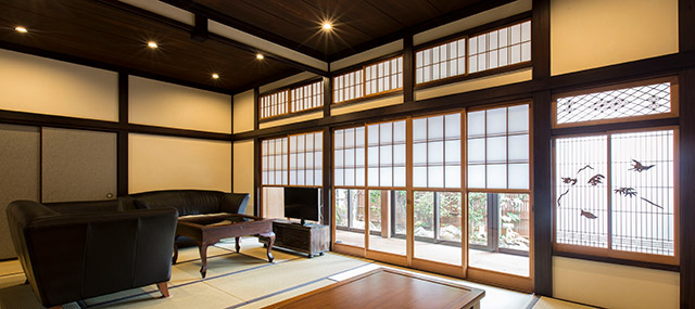 和とオリエンタルな鎌倉の家