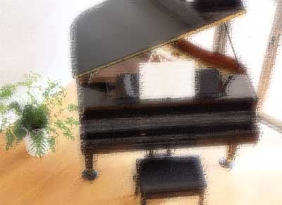 グランドピアノのある部屋のイメージ