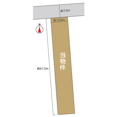 伊豆の国天野売土地　区画図