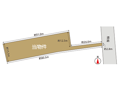 伊豆の国四日町売土地　区画図