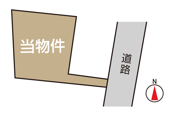 沼津市南本郷町売土地　区画図