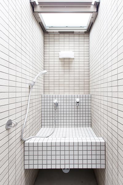 マンションに設けた、共用のペット洗い場