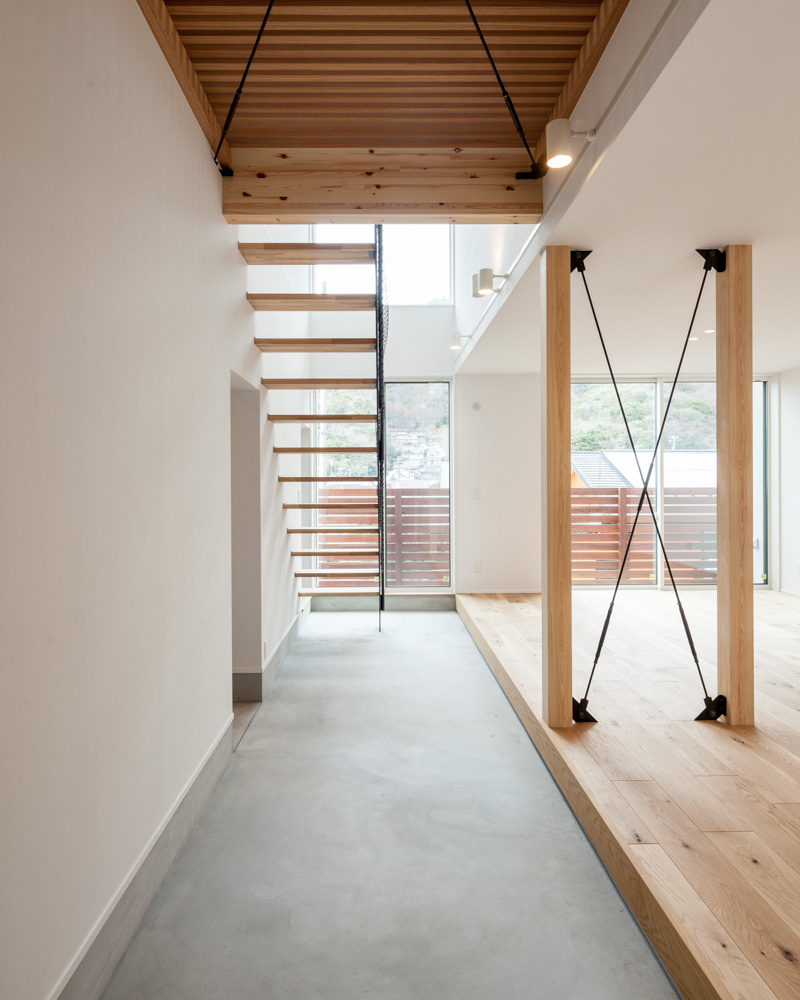 内土間は趣味のモノづくりを楽しめる空間となる