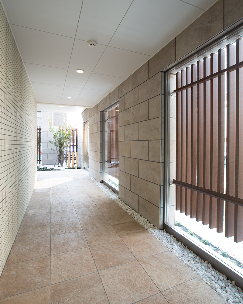 クレア仲町台アプローチ