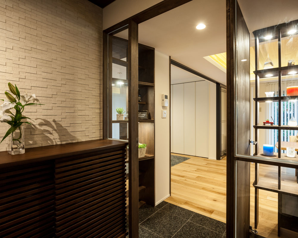 LDKへと続く扉付近