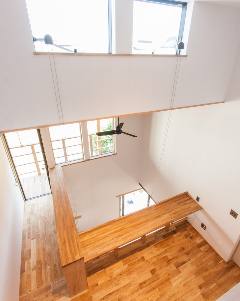 開放感あふれる大きな吹き抜け