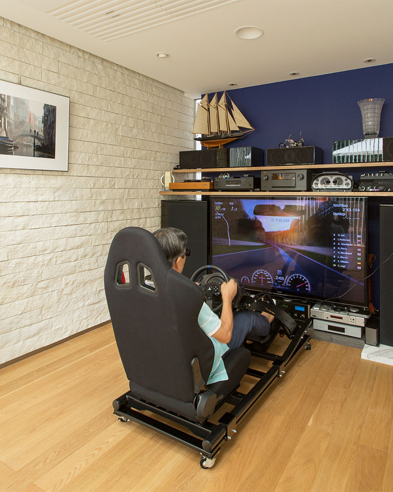 ドライブシミュレーターを堪能