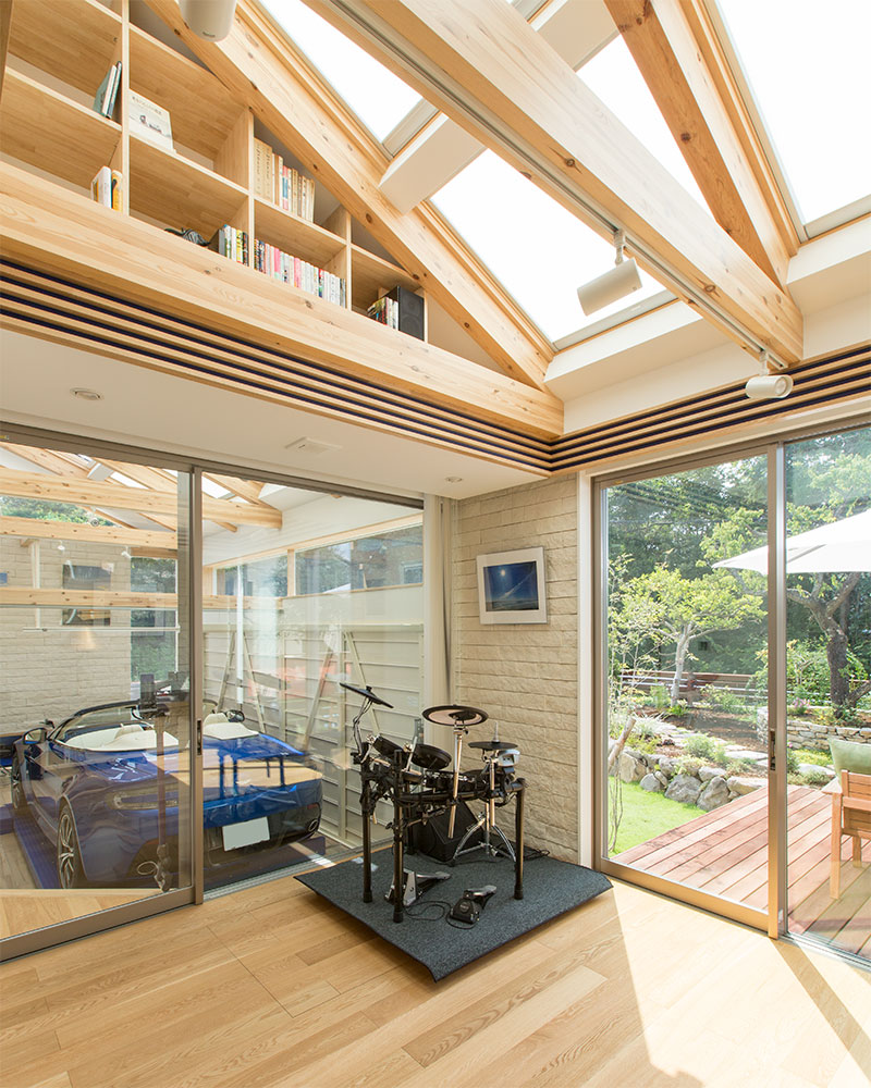 明るいオーディオルーム