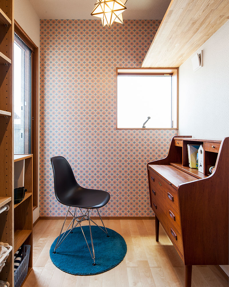 可愛らしい家事室