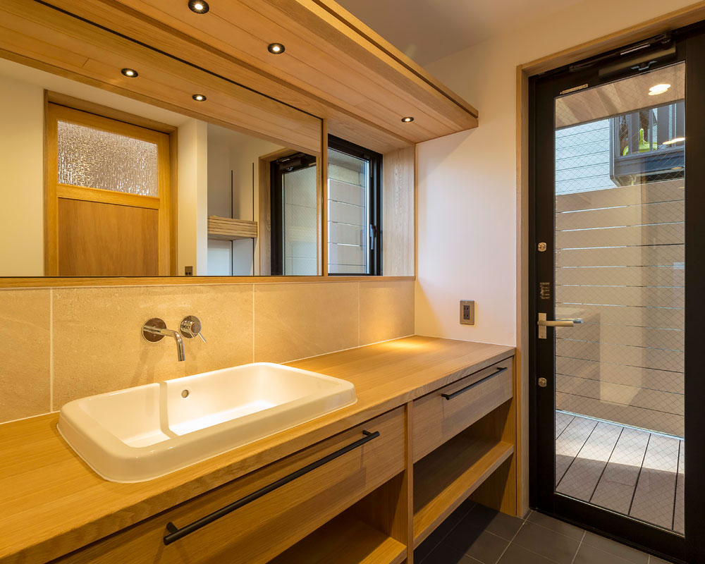 ホテルライクな洗面室