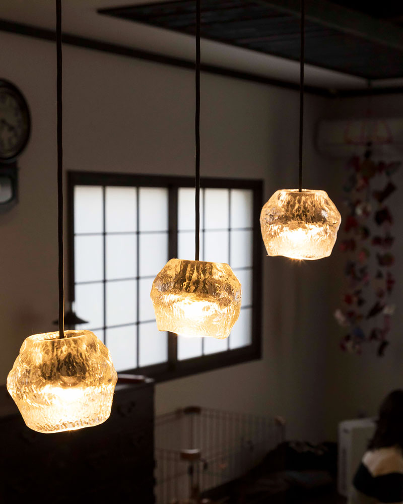 バーのような雰囲気のペンダントライト