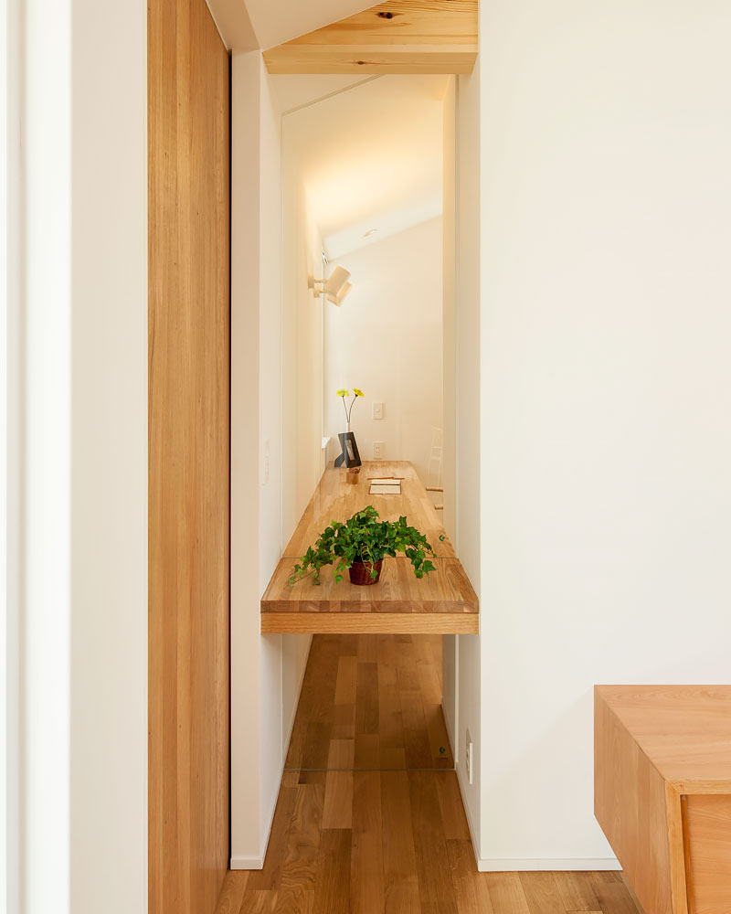 子供部屋とリビングを繋ぐ開口部