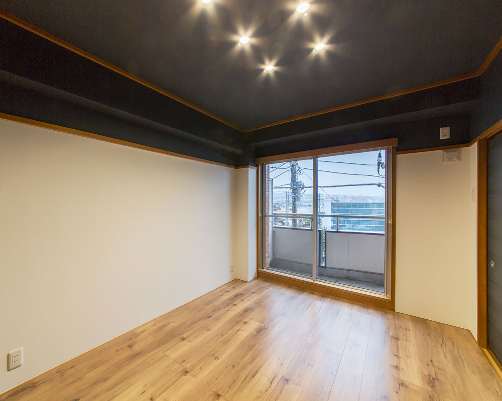 和室を洋室にリノベーションしたマンション