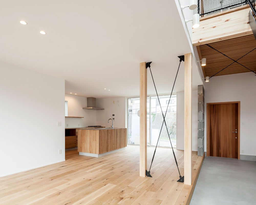 耐力壁がわりのブレース