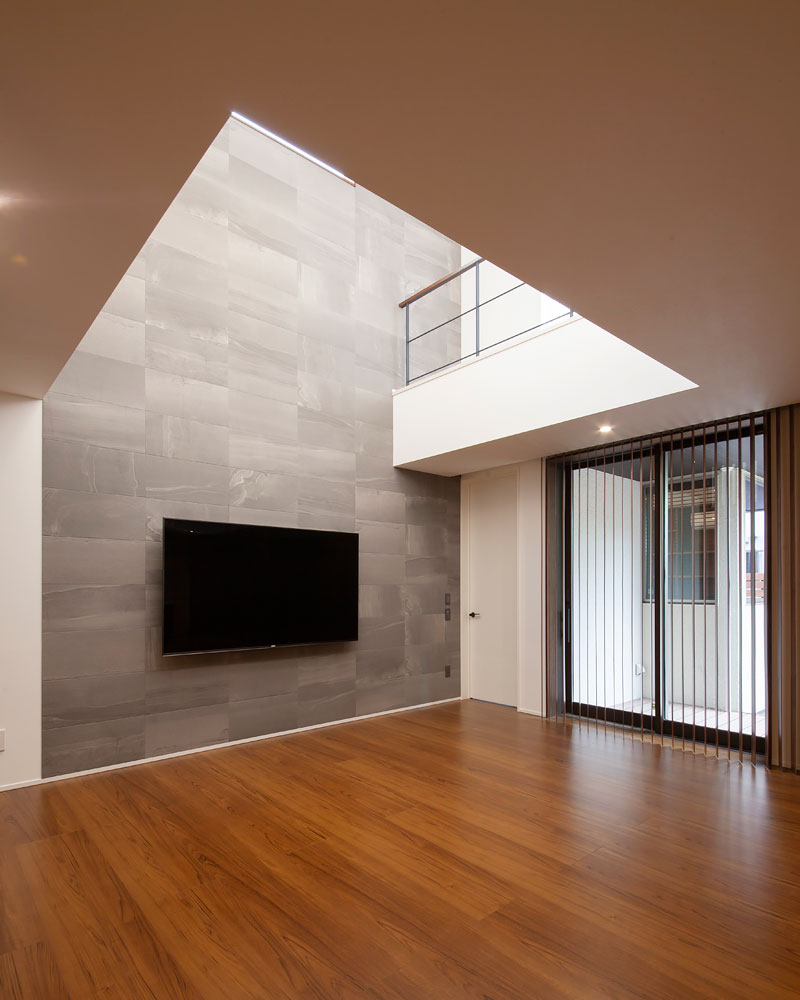 リビング吹き抜け