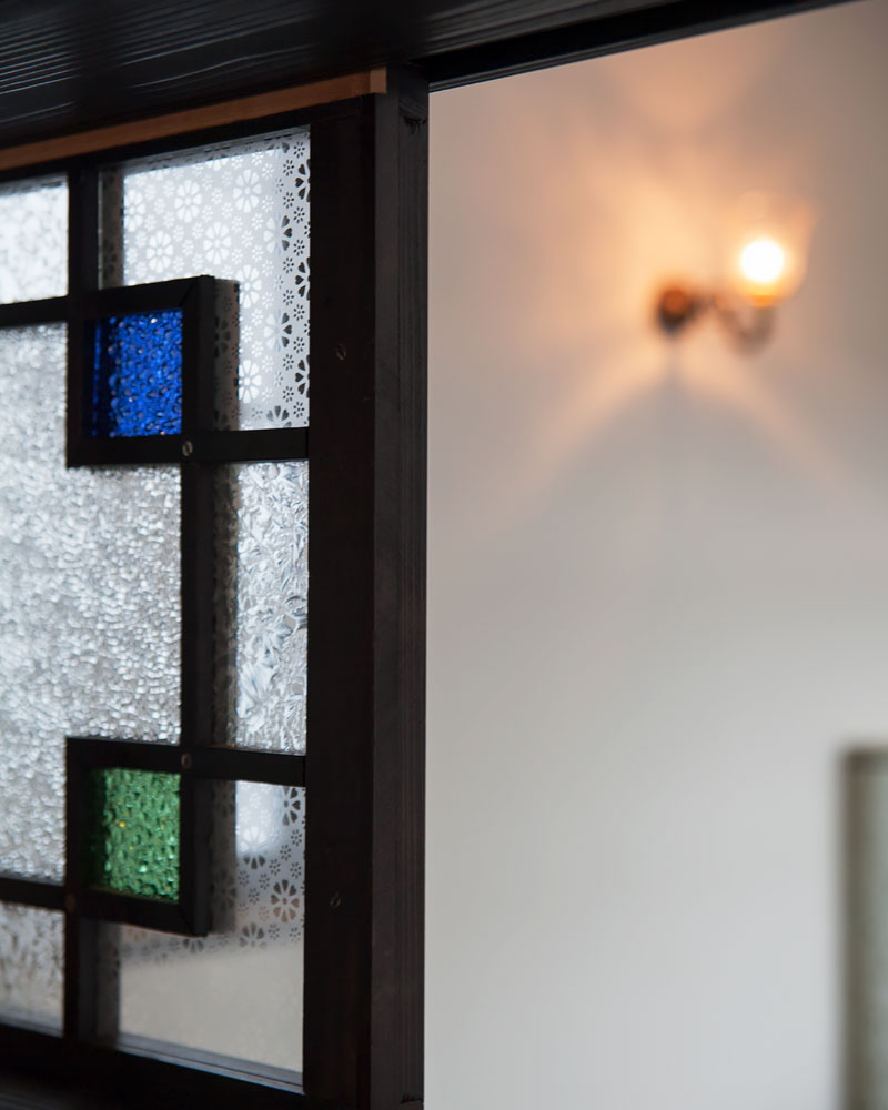 アンティークのステンドグラス