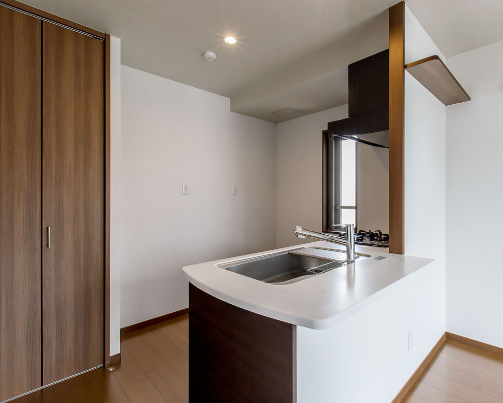 パッシオーネ セミオーダーのオープンのキッチン