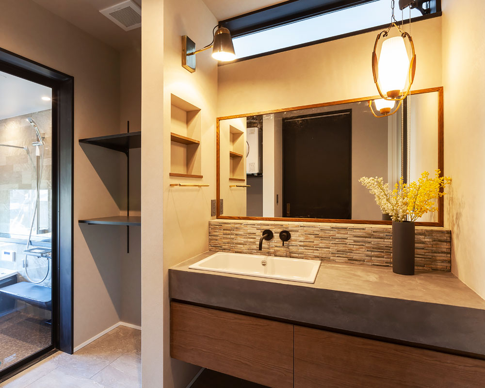 オリジナルデザインの制作化粧台