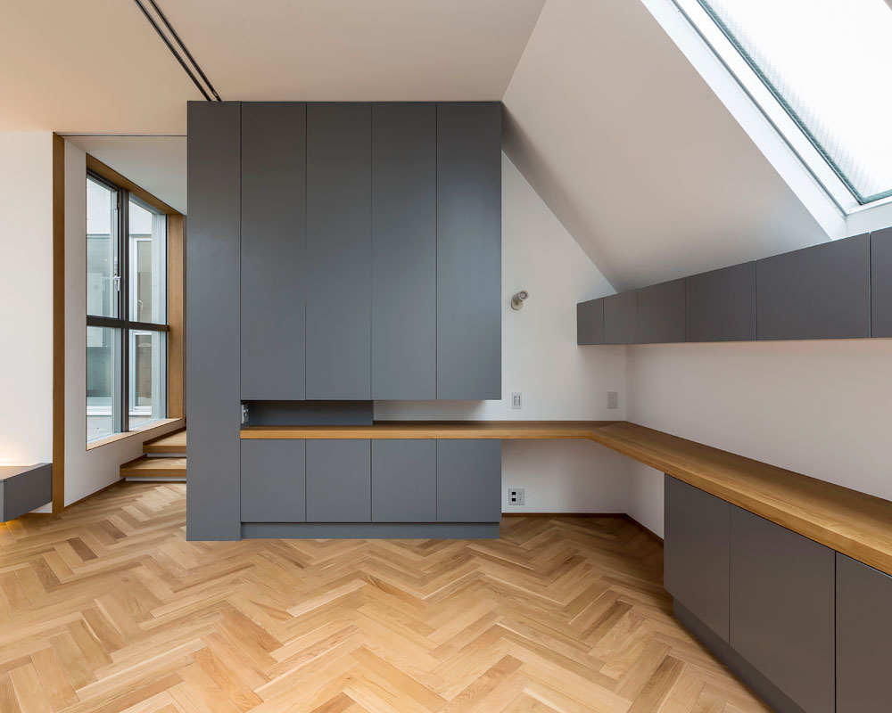 北側でも明るい趣味室