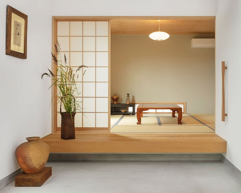 庭先アウトドアの家：和室