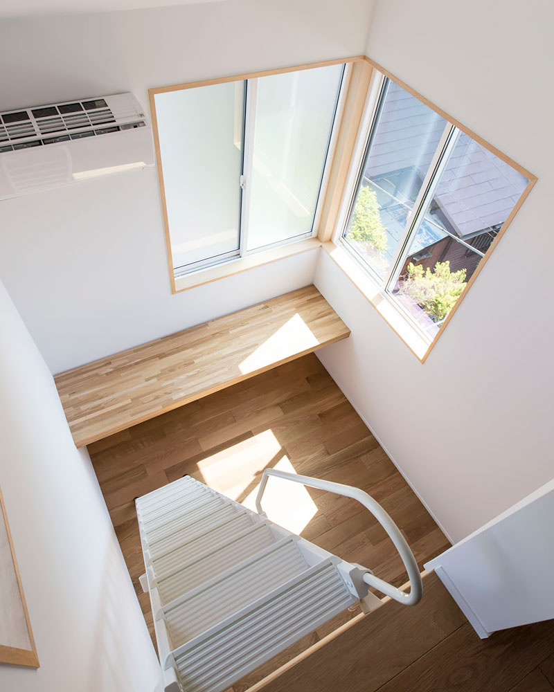 洋室に設けたロフト