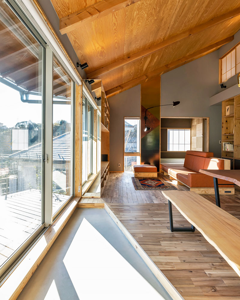 土間リビングのある平屋住宅