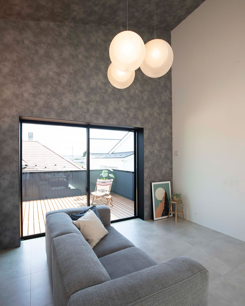 最大4.9mの高天井LDK